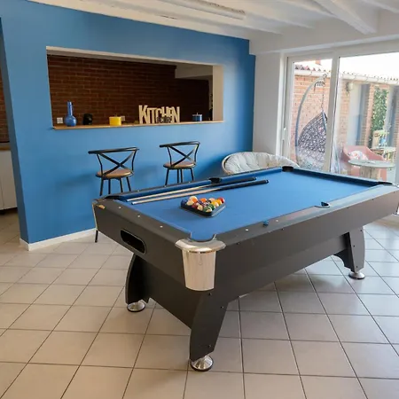 L'echappee Flamande, Convivalite, Billard, Cheminee, 8 Pers